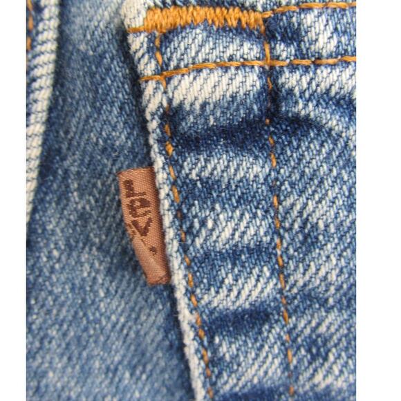 Vintage 1990s Levi's 540 Brown Tab Jeans Size 38 X 32 Relaxed Fit - Picture 4 of 6